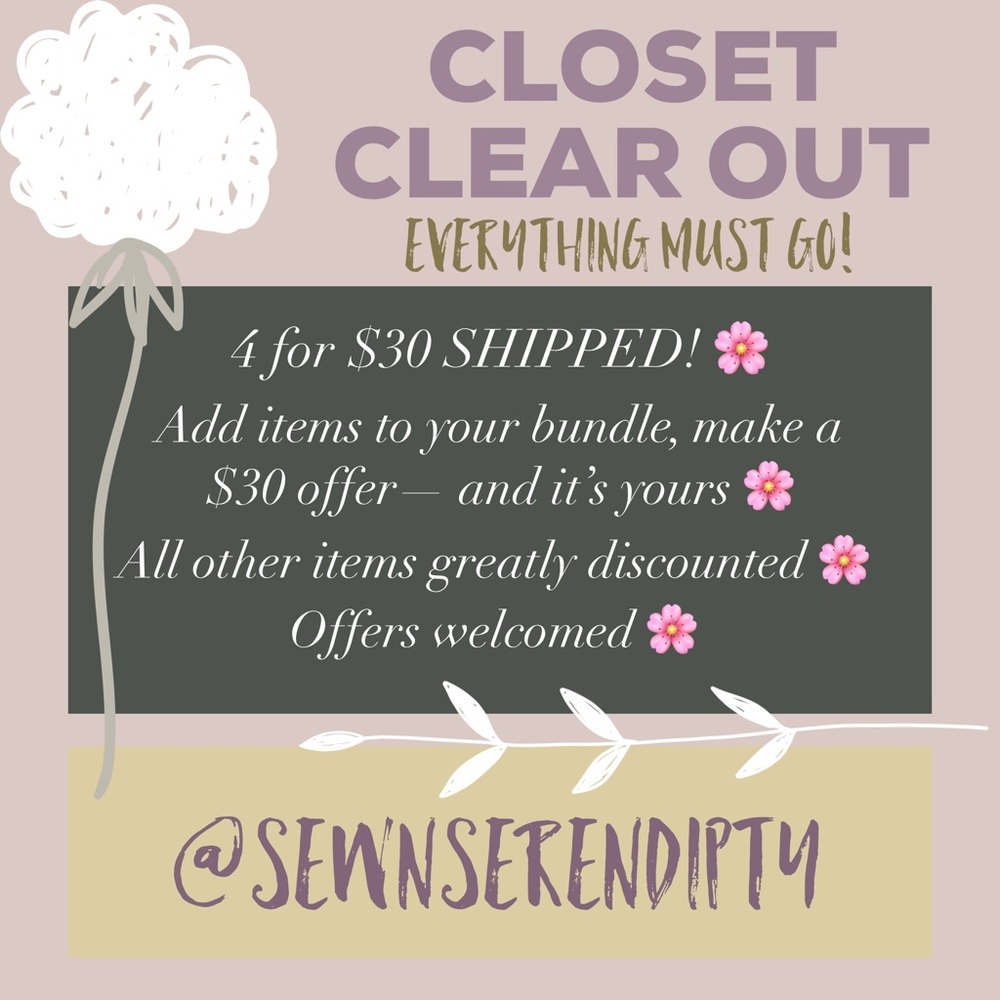 🌸 Closet Clear Out!! 🌸